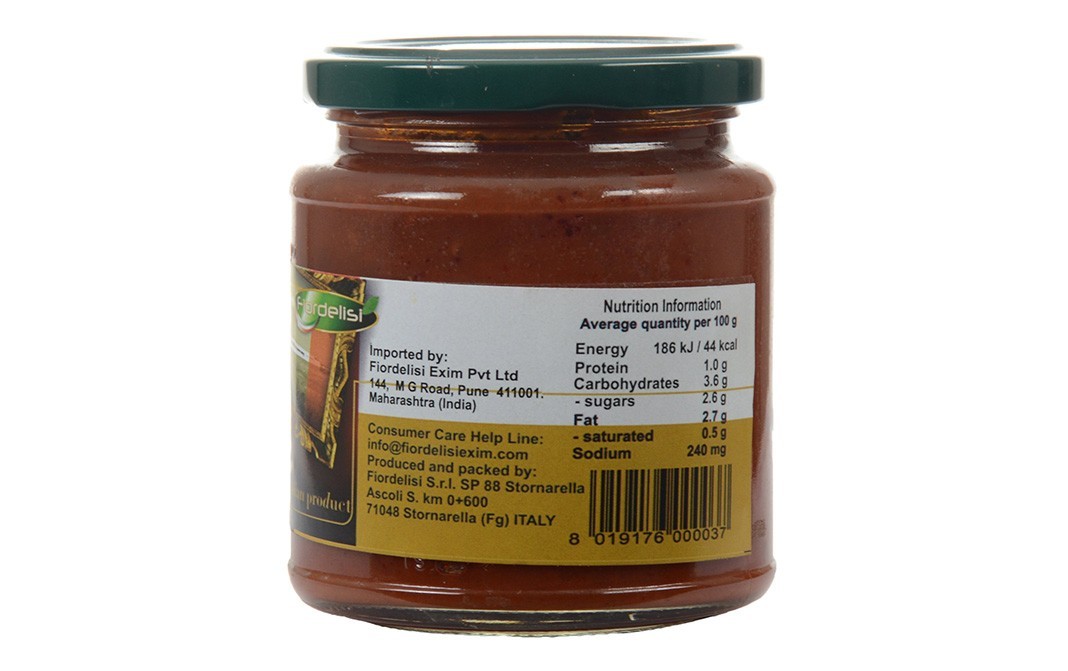 Fiordelisi Arrabbiata Pasta Sauce    Glass Jar  280 grams